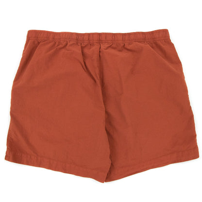 Cp Company Flatt Nylon Garment Dyed Lens Swim Shorts Orange 468