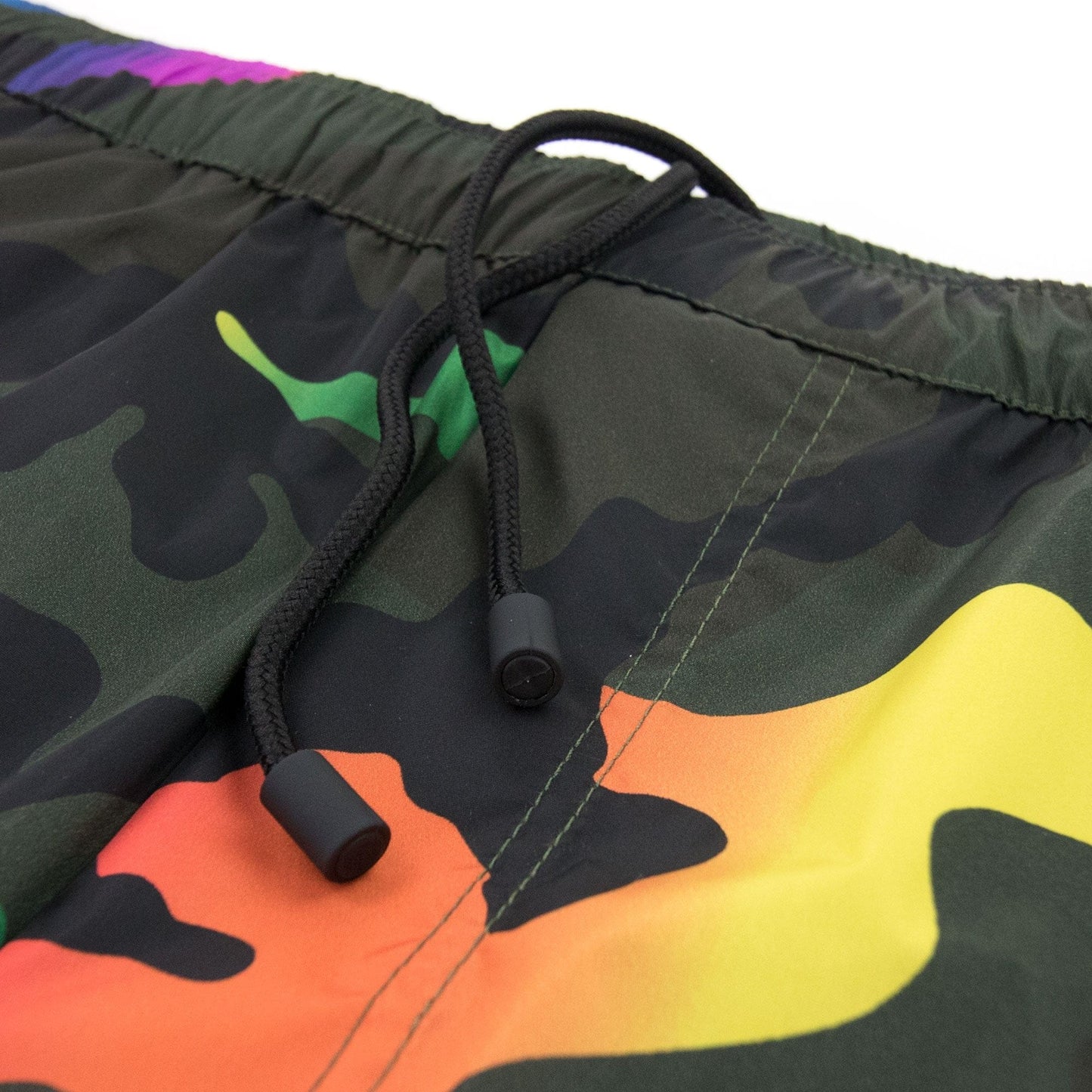 Valentino Camouflage Print Swim Shorts Multi