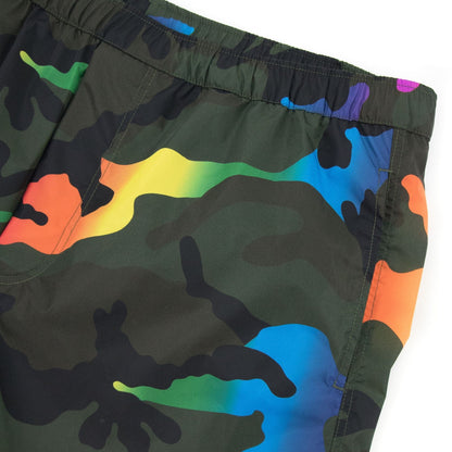 Valentino Camouflage Print Swim Shorts Multi