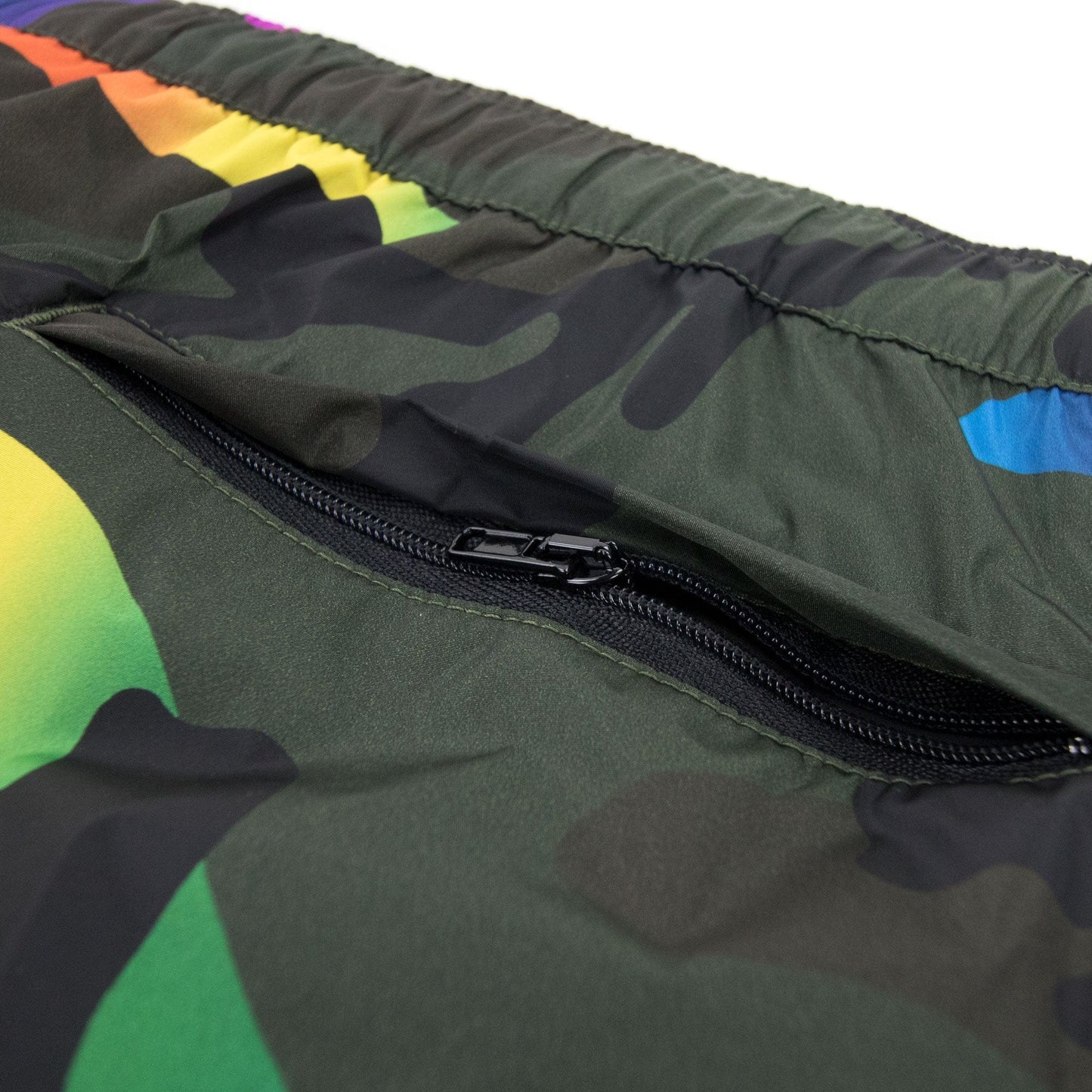 Valentino Camouflage Print Swim Shorts Multi