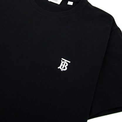 Burberry Monogram Motif Cotton T-shirt Black
