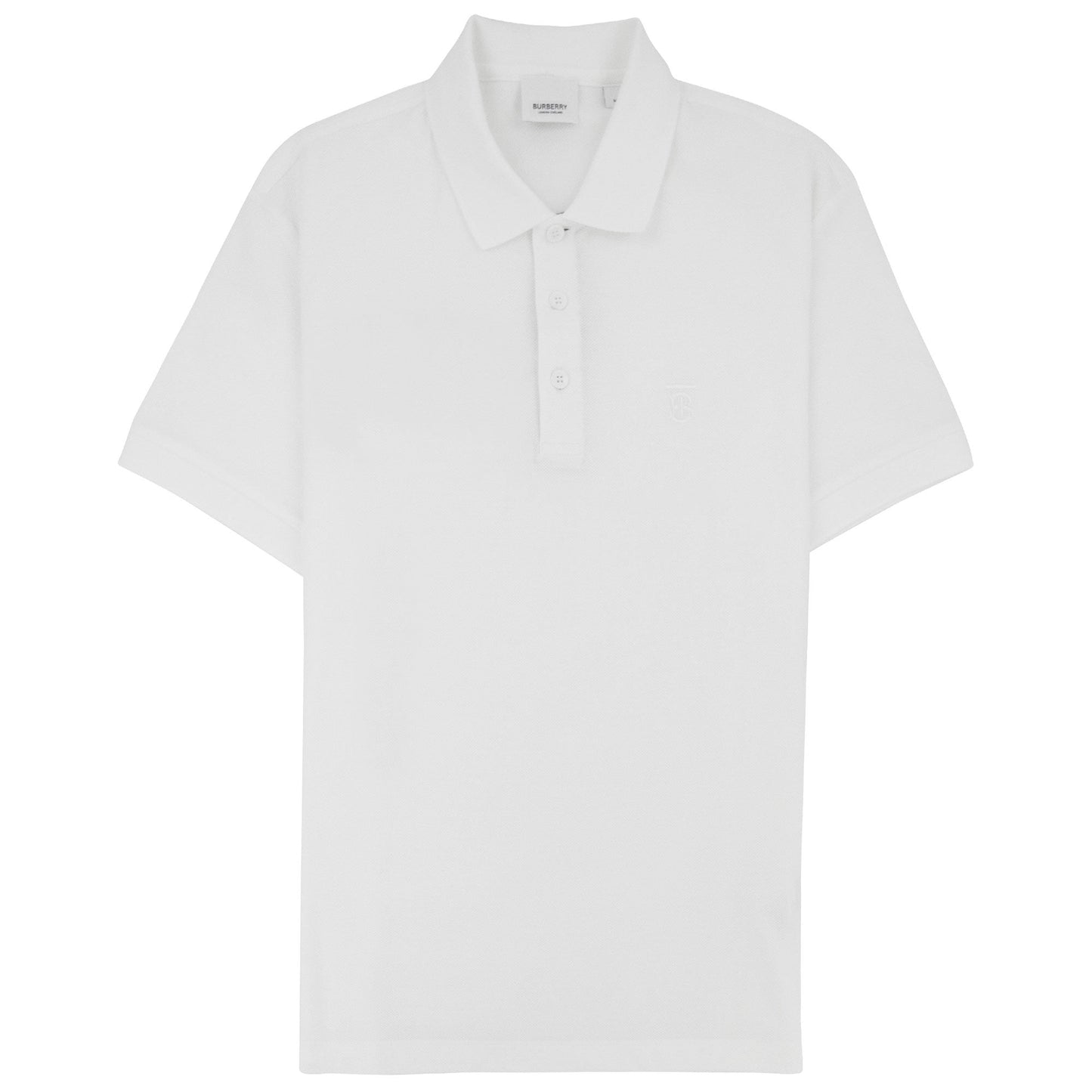 Burberry Monogram Motif Cotton Piqu? Polo Shirt
