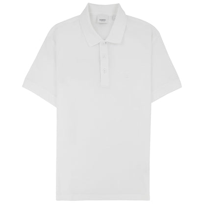 Burberry Monogram Motif Cotton Piqu? Polo Shirt