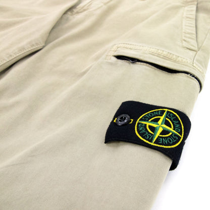 Stone Island Cargo Trousers Slim Fit Beige V0195