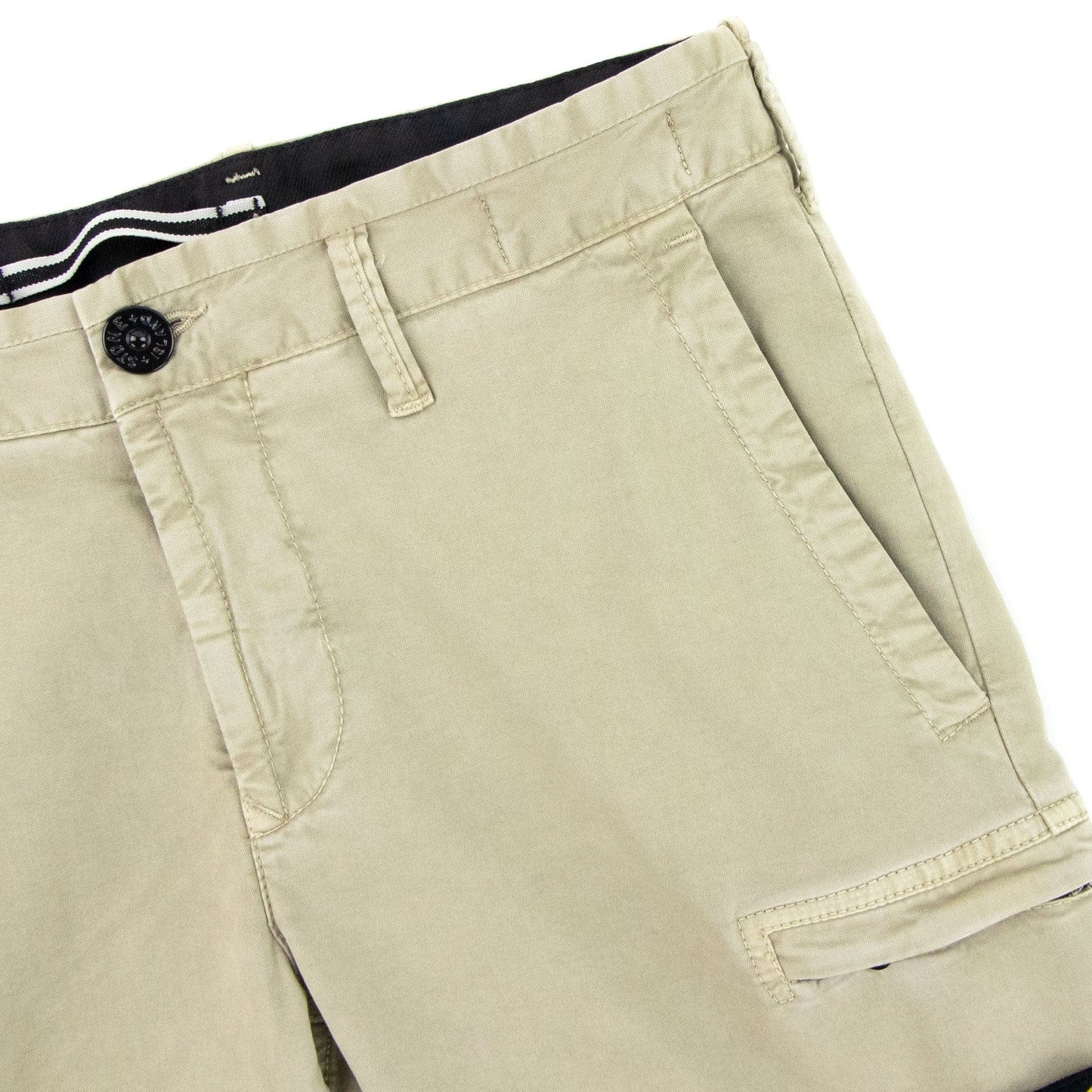 Stone Island Cargo Trousers Slim Fit Beige V0195