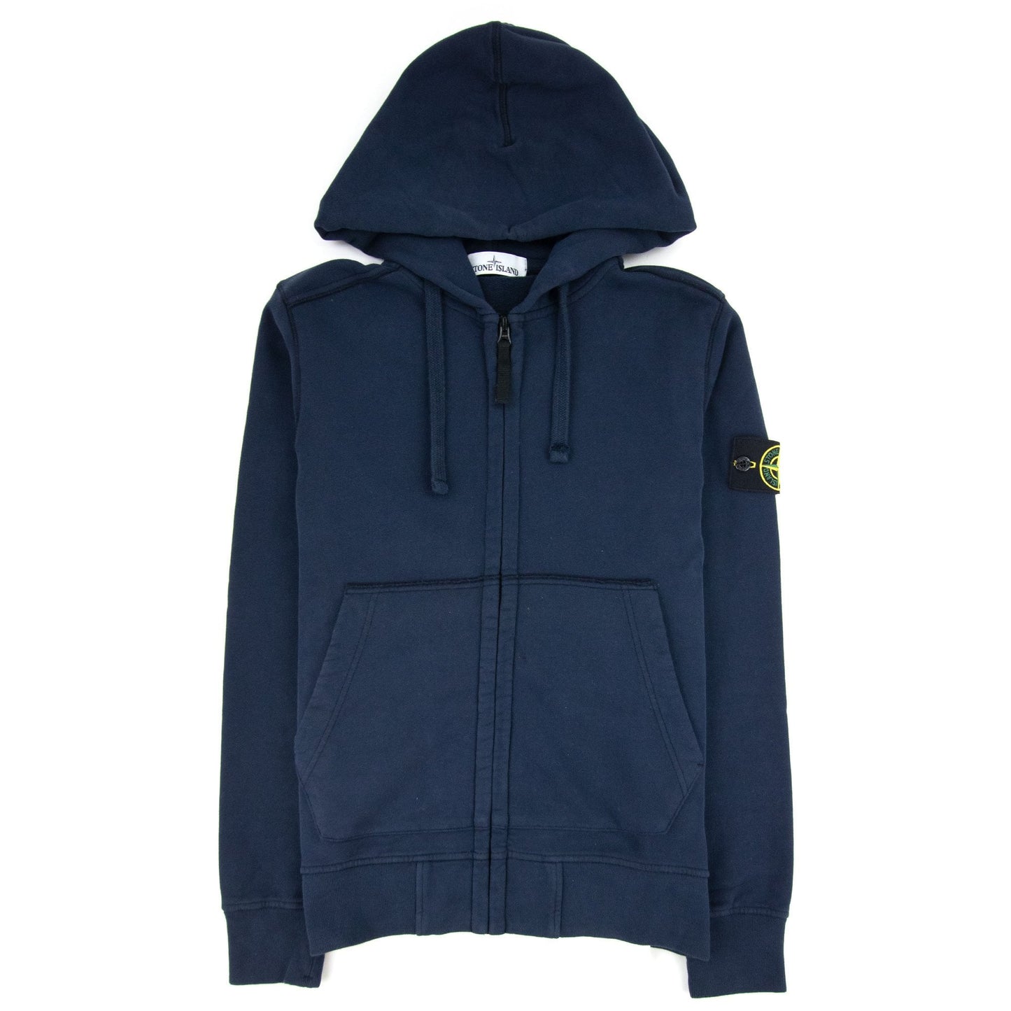 Stone Island 60220 Zip Up Hoodie 60220 Navy Blue V0028