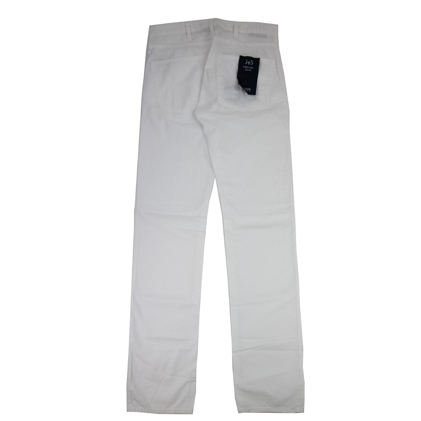 Armani Jeans Gabardine Stretch Bianco Ottico