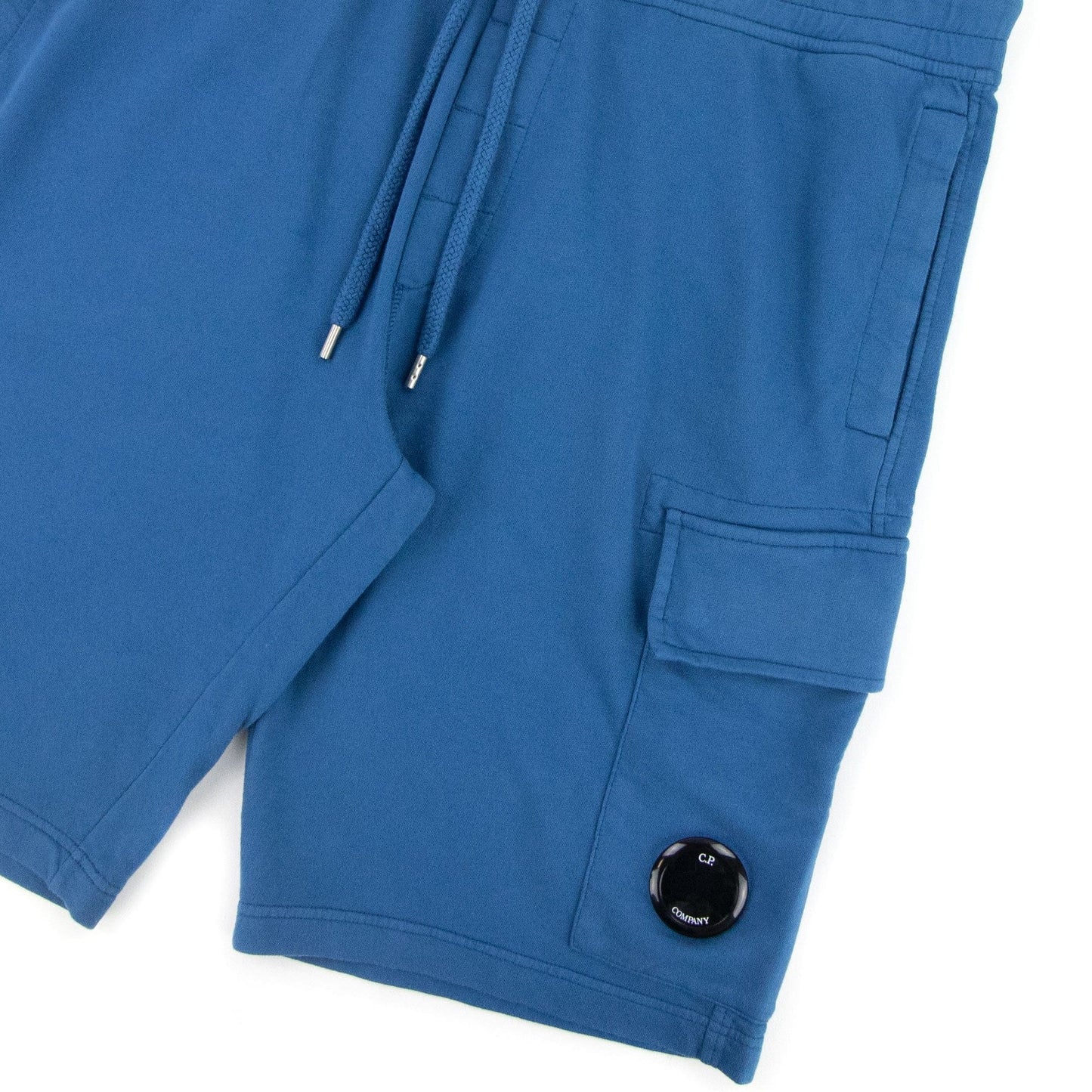 Cp Company Lens Sweat Shorts Turquoise 870