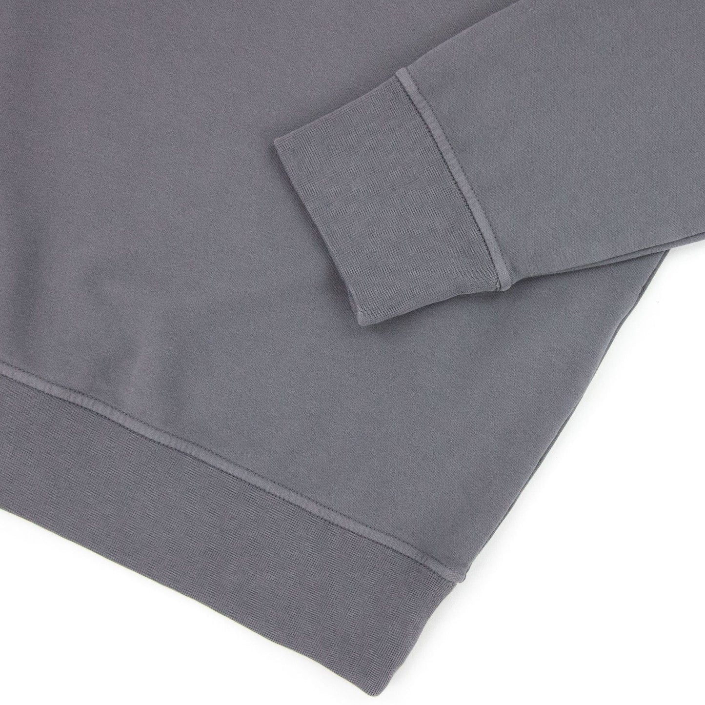 Stone Island Logo Patch Sweatshirt Charcoal V0063