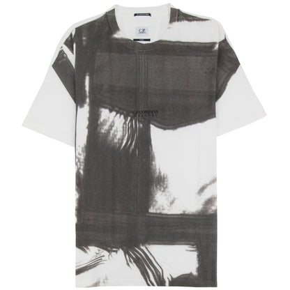 Cp Company Metropolis Digital Print T Shirt Black 999