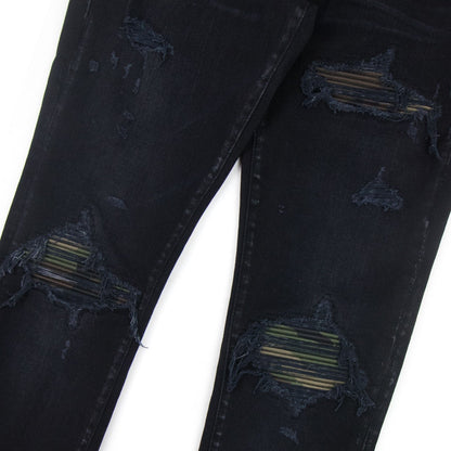 Amiri Mx1 Camo Jeans Antique Black