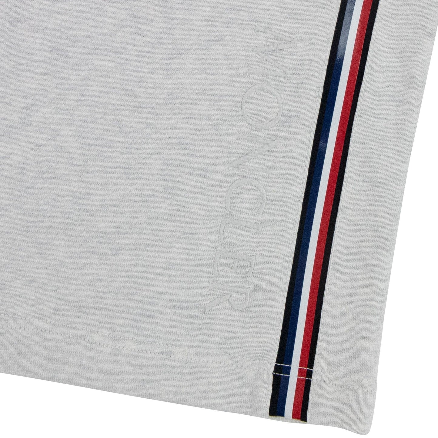 Moncler Tape Logo Shorts Grey 905