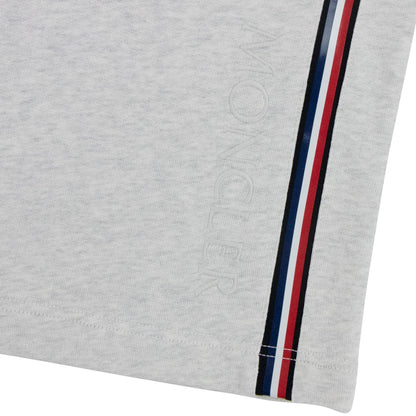 Moncler Tape Logo Shorts Grey 905