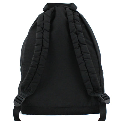 Stone Island Junior Garment Dyed Patch Logo Rucksack Black V0029