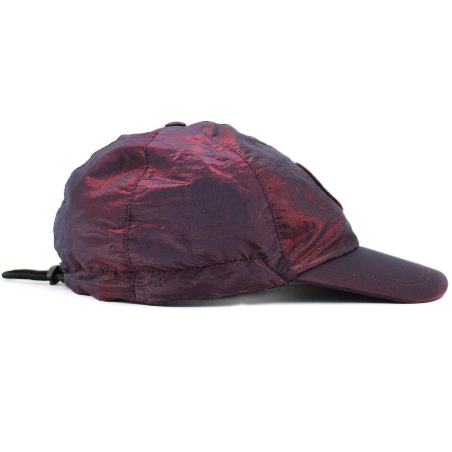 Stone Island Junior Nylon Logo Cap Dark Purple
