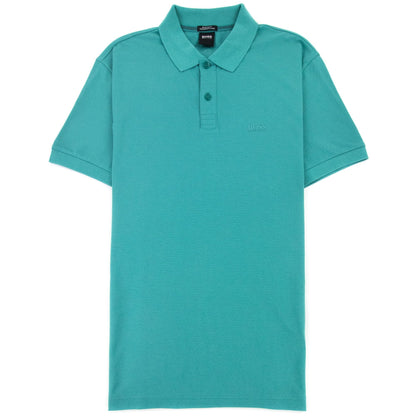 Hugo Boss Piro Logo S/s Polo Turquoise 447