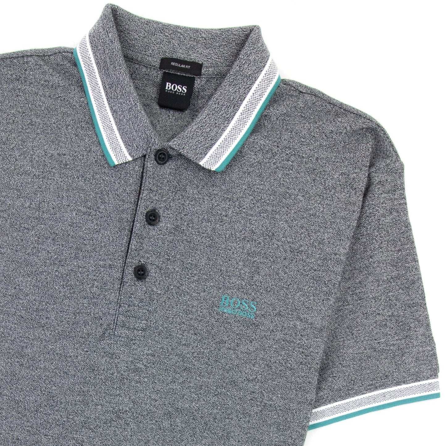 Hugo Boss Paddy Short Sleeve Polo Shirt Grey 014