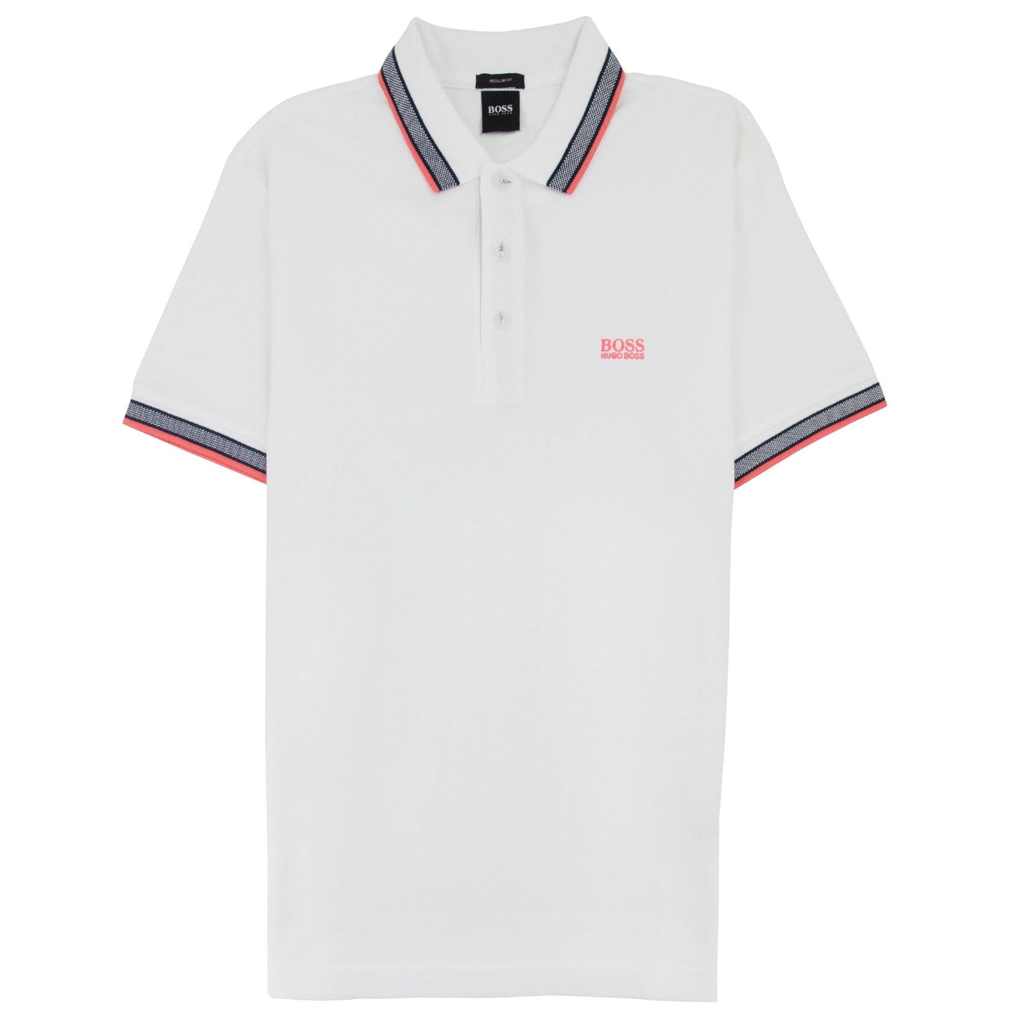Hugo Boss Paddy Short Sleeve Polo Shirt White 108