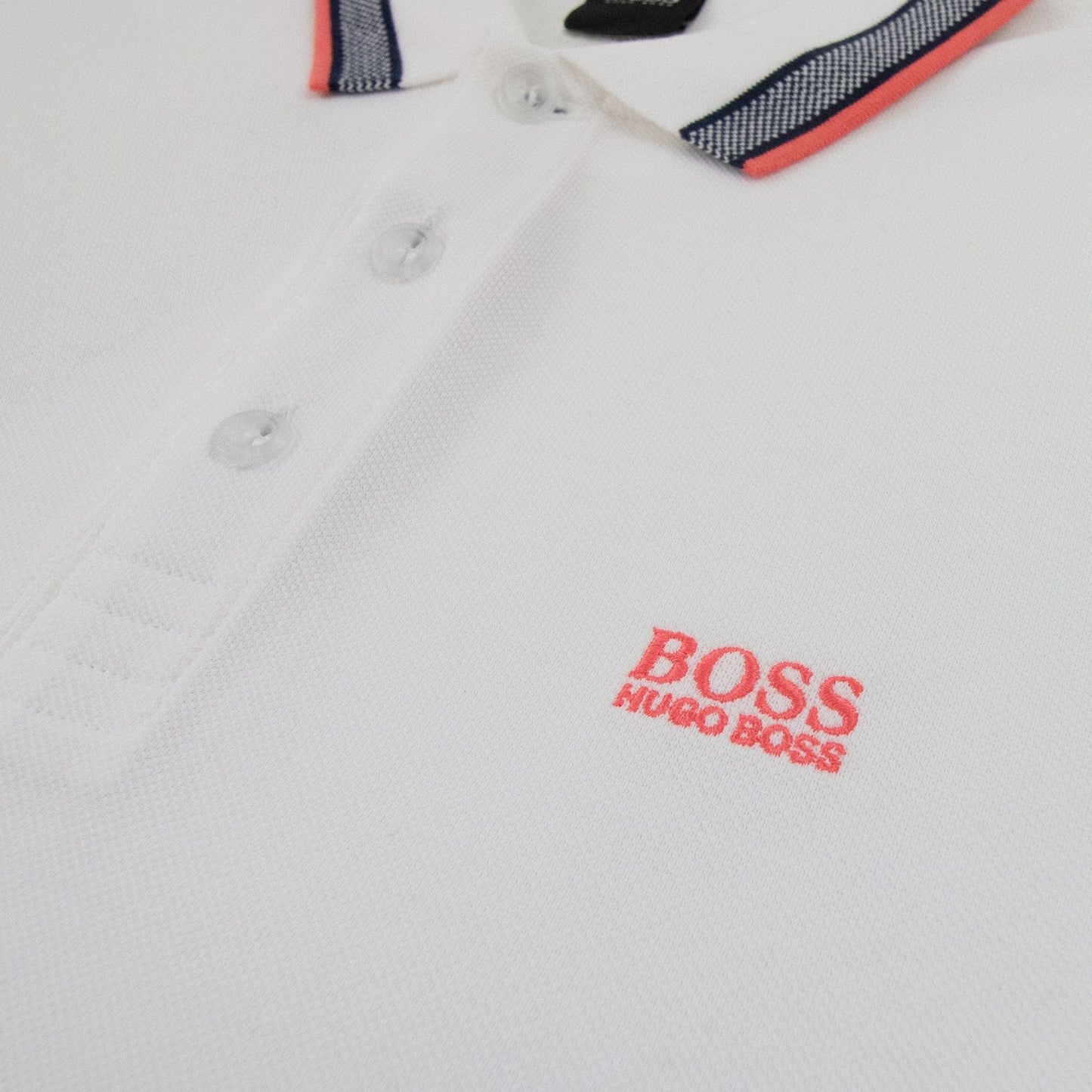 Hugo Boss Paddy Short Sleeve Polo Shirt White 108