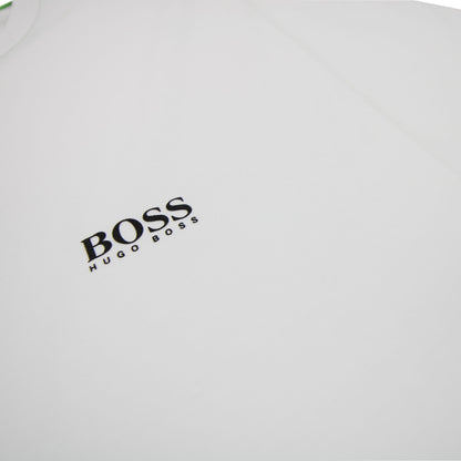 Hugo Boss Regular-fit T-shirt With Contrast Logo White 107