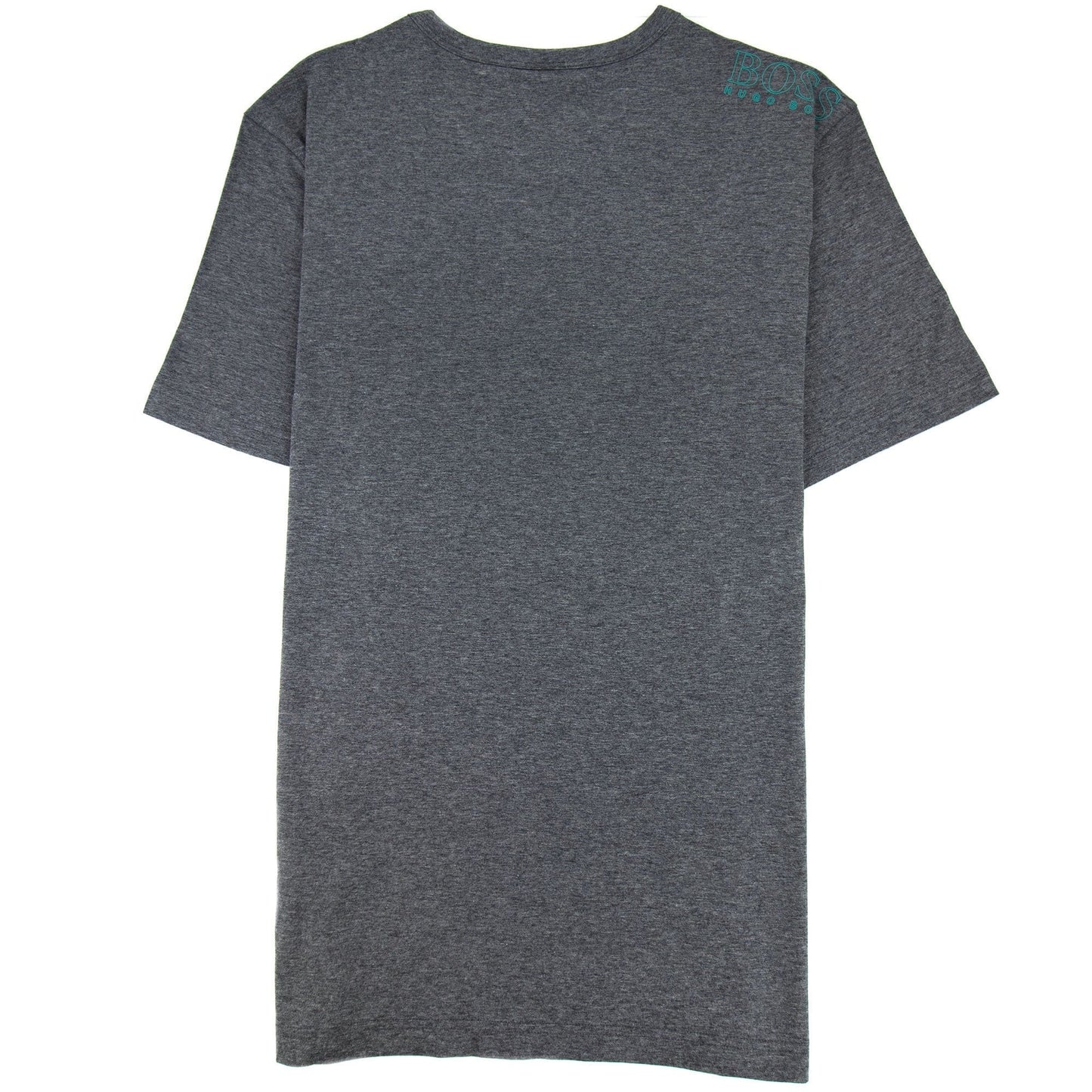 Hugo Boss Regular-fit T-shirt With Contrast Logo Grey 035
