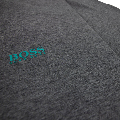 Hugo Boss Regular-fit T-shirt With Contrast Logo Grey 035