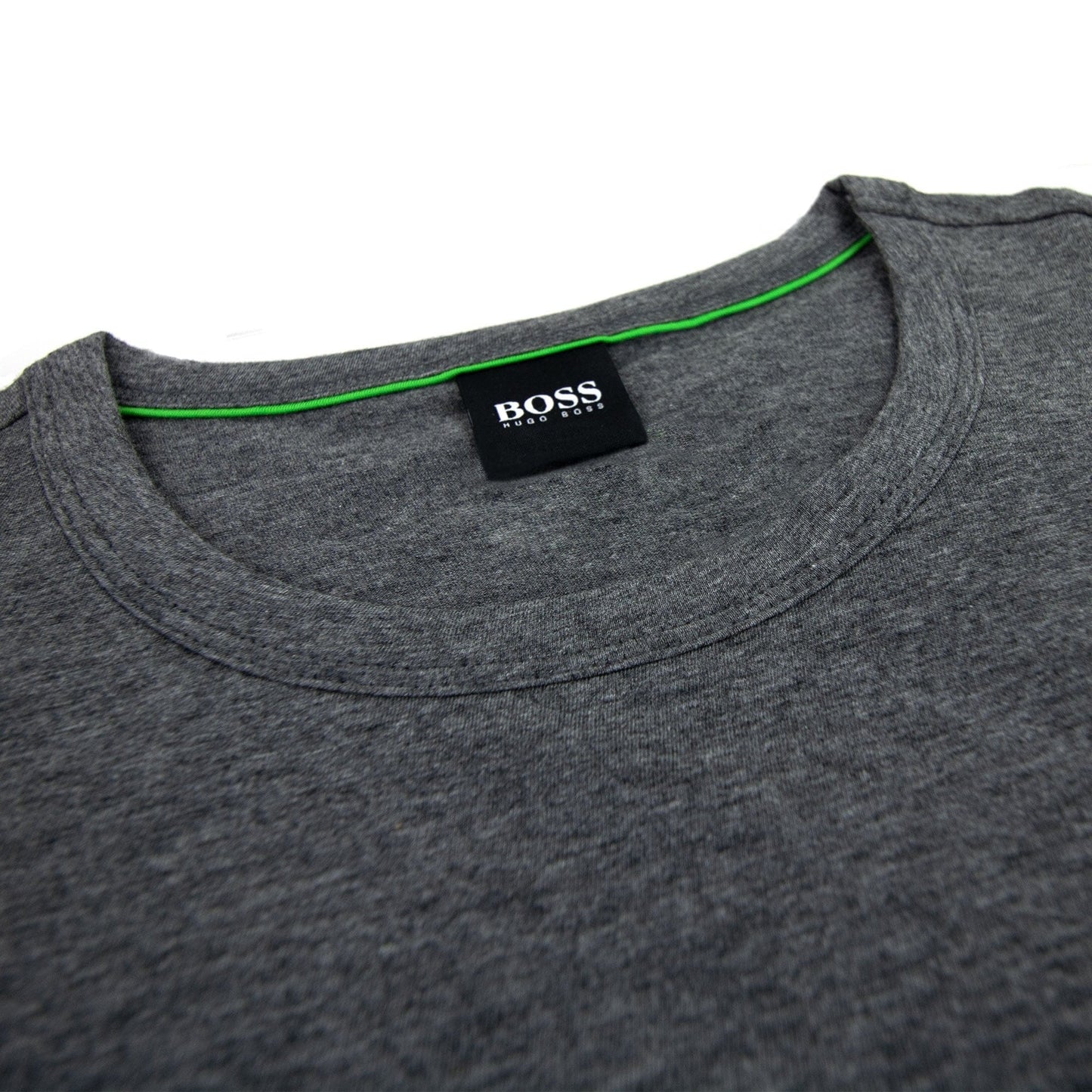 Hugo Boss Regular-fit T-shirt With Contrast Logo Grey 035