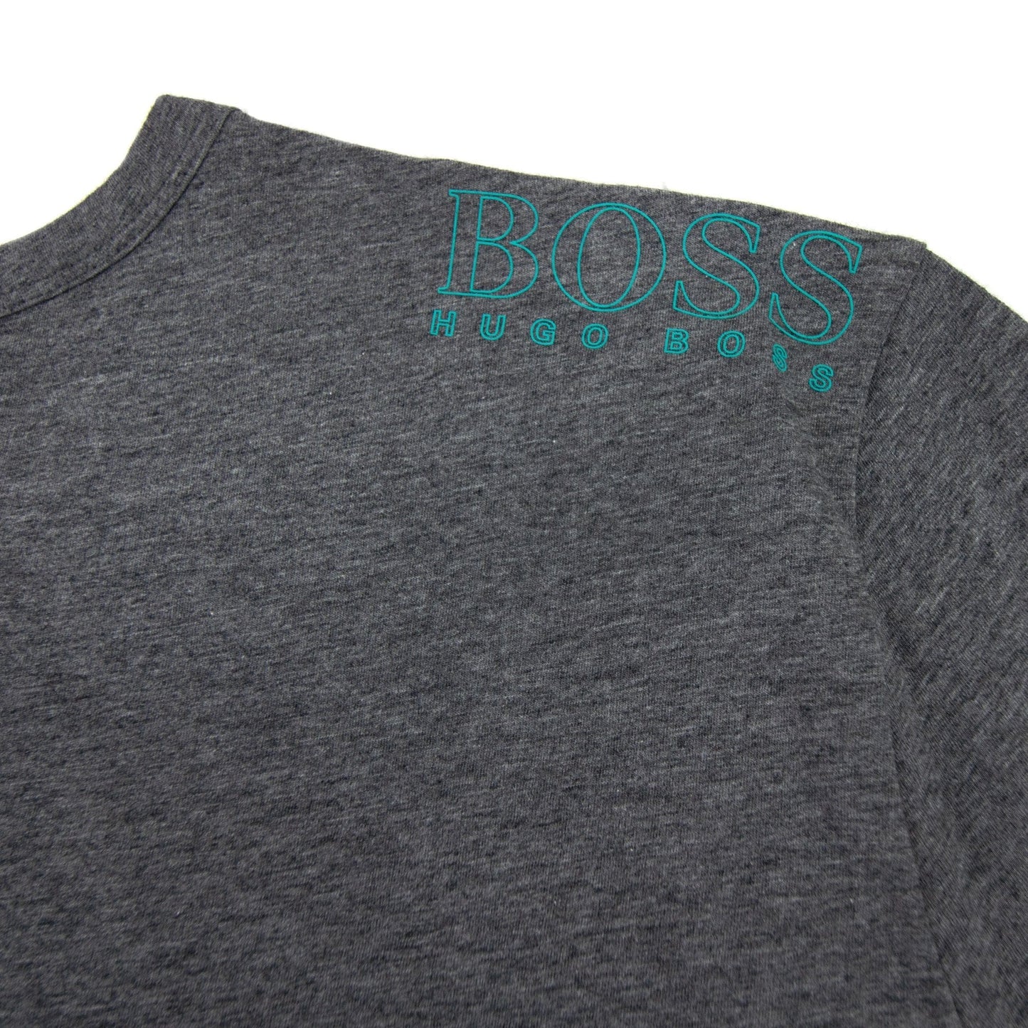 Hugo Boss Regular-fit T-shirt With Contrast Logo Grey 035
