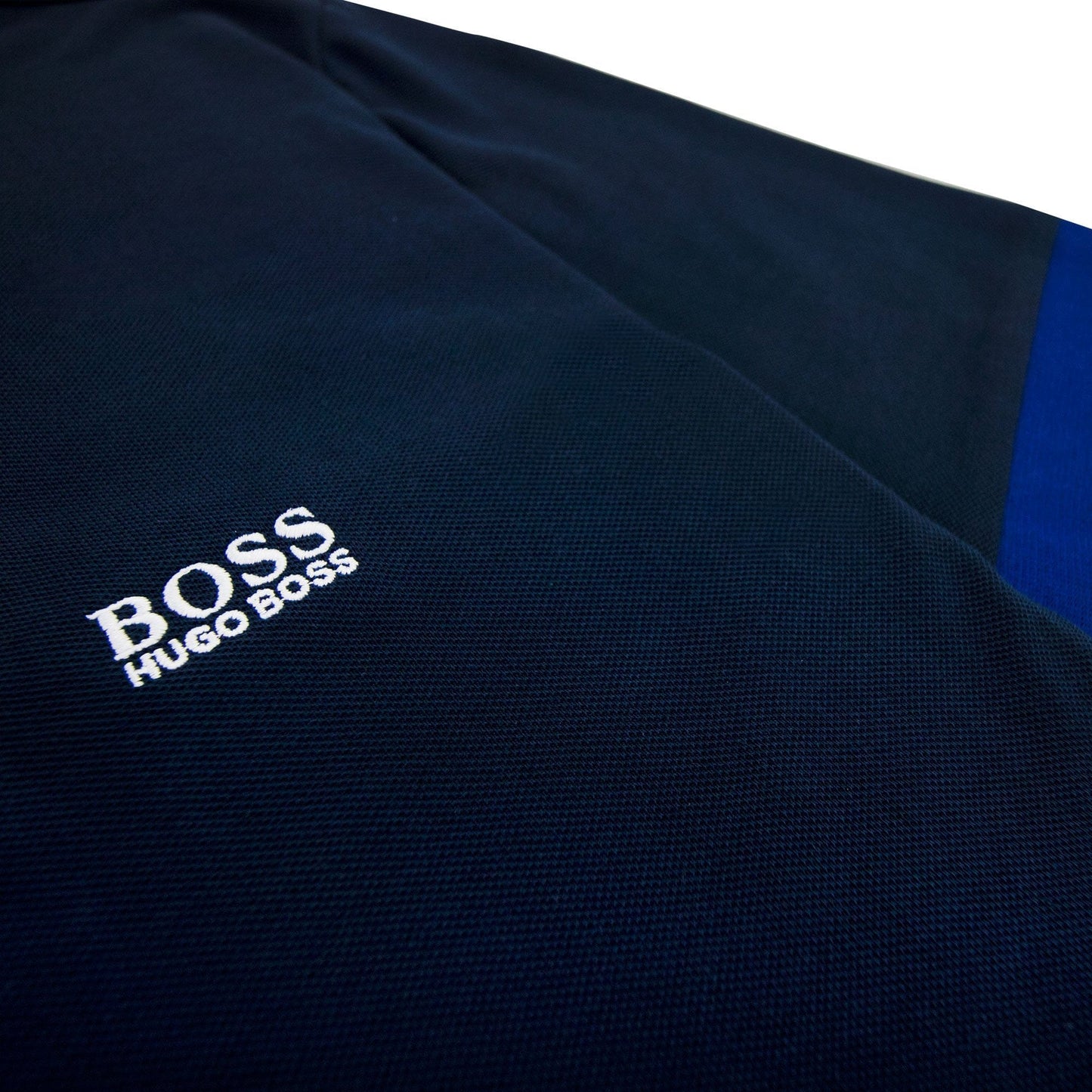 Hugo Boss Paule 4 Writing Polo Navy Blue