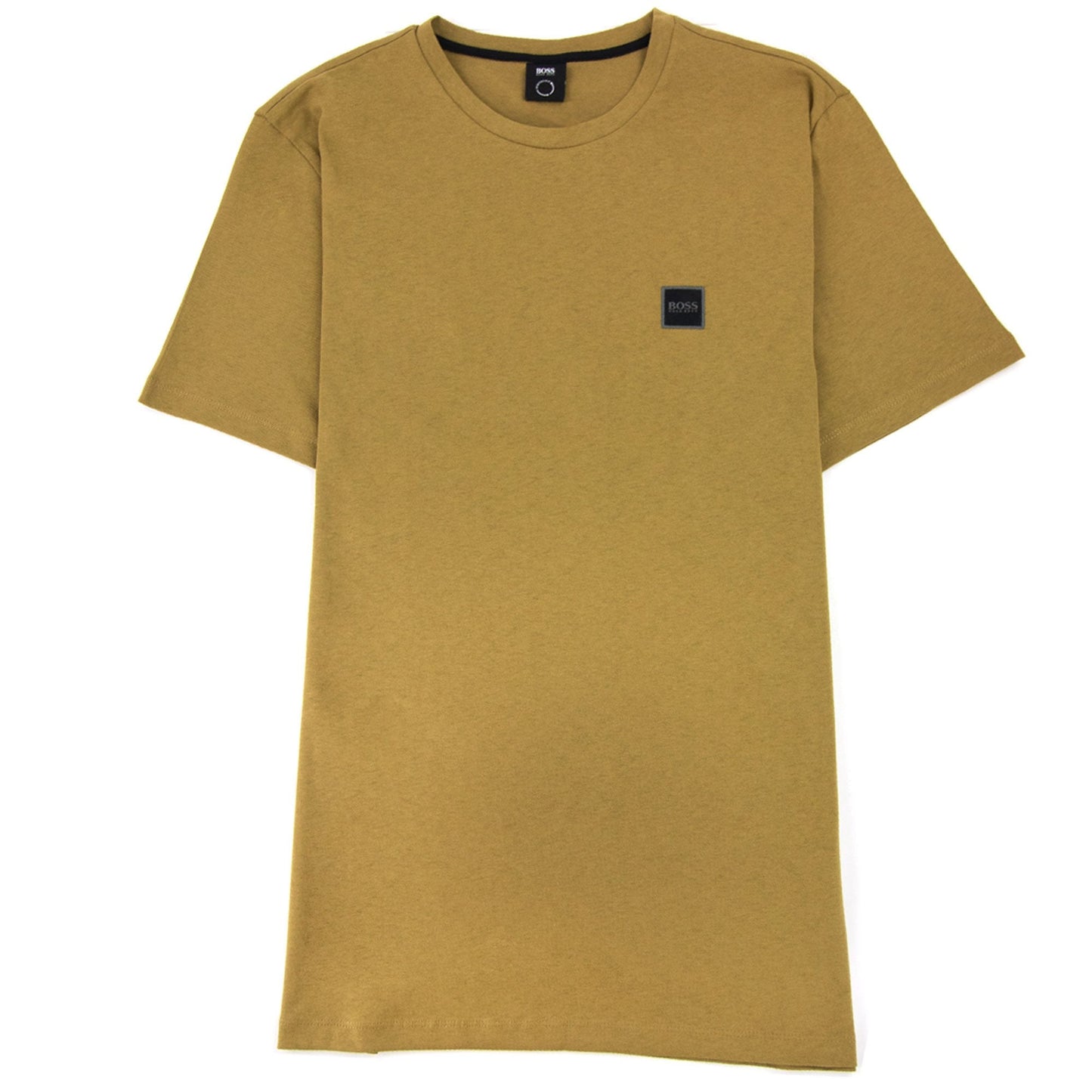 Hugo Boss Crew-neck T-shirt In Single-jersey Cotton Brown 261