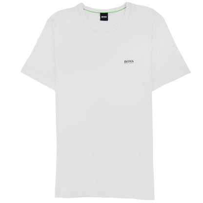 Hugo Boss Regular-fit T-shirt With Contrast Logo White 107