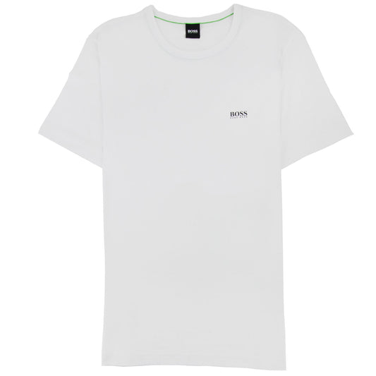 Hugo Boss Regular-fit T-shirt With Contrast Logo White 107