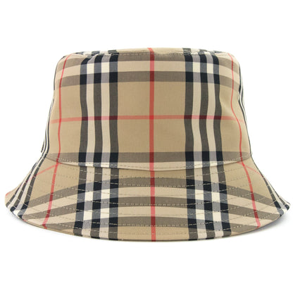 Burberry Vintage Check Technical Cotton Bucket Hat Beige