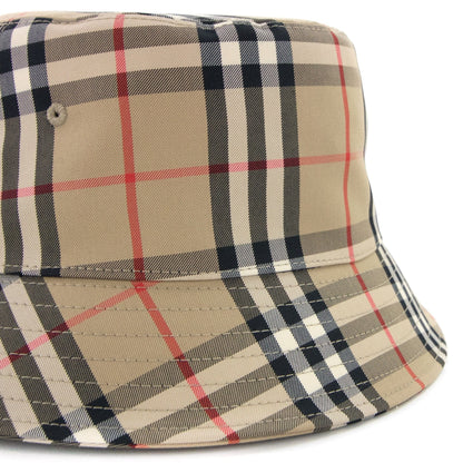 Burberry Vintage Check Technical Cotton Bucket Hat Beige