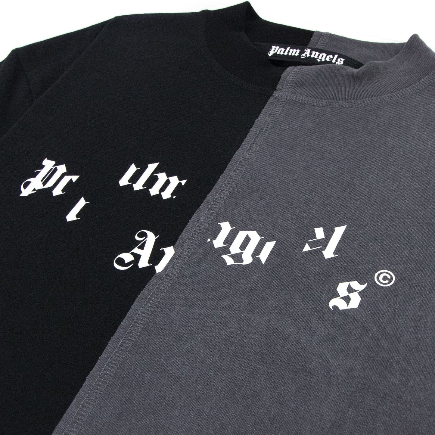 Palm Angels Broken Logo T-shirt Black/Grey