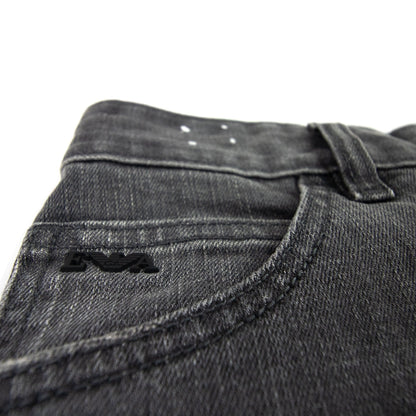 Emporio Armani J09 Vintage Look Slim Fit Jeans Denim Nero 0007