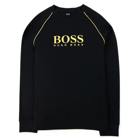 Hugo Boss Metallic Details Loungewear Sweatshirt Black 001