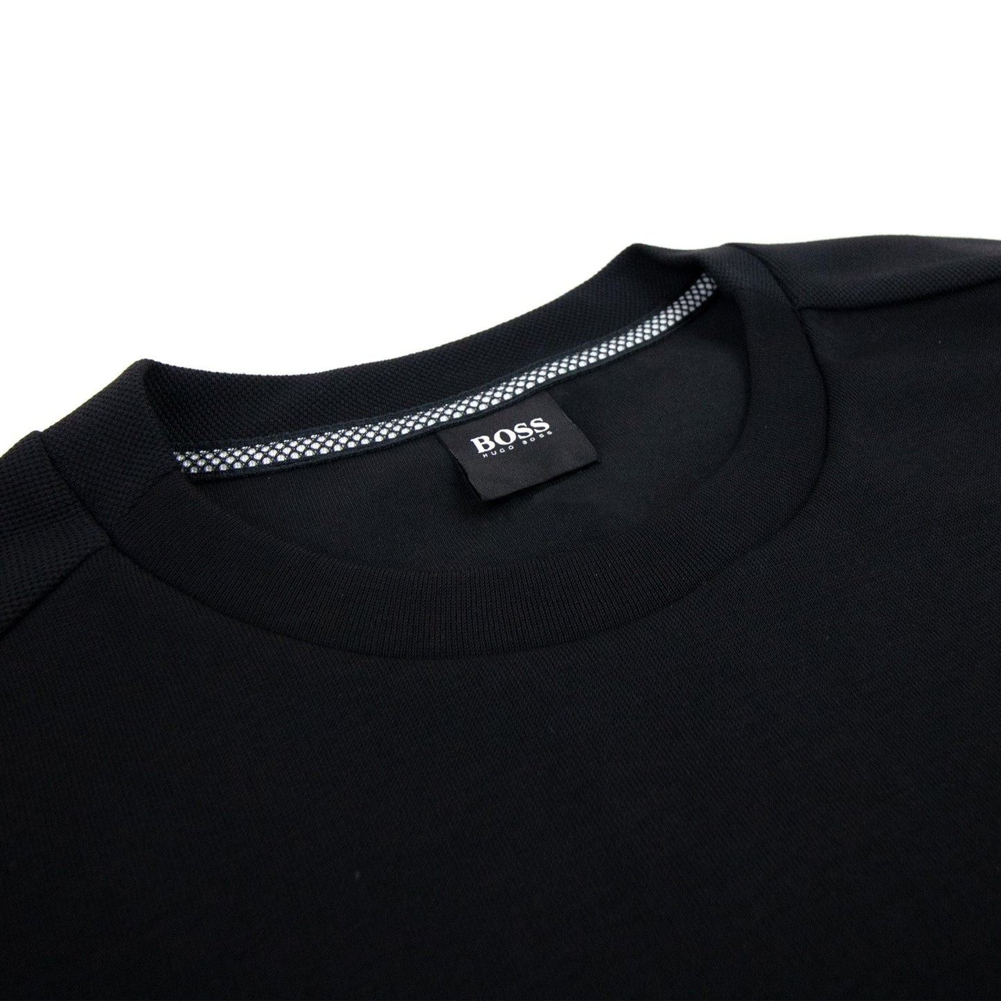 Hugo Boss Curved Logo Crewneck Sweat Black 001