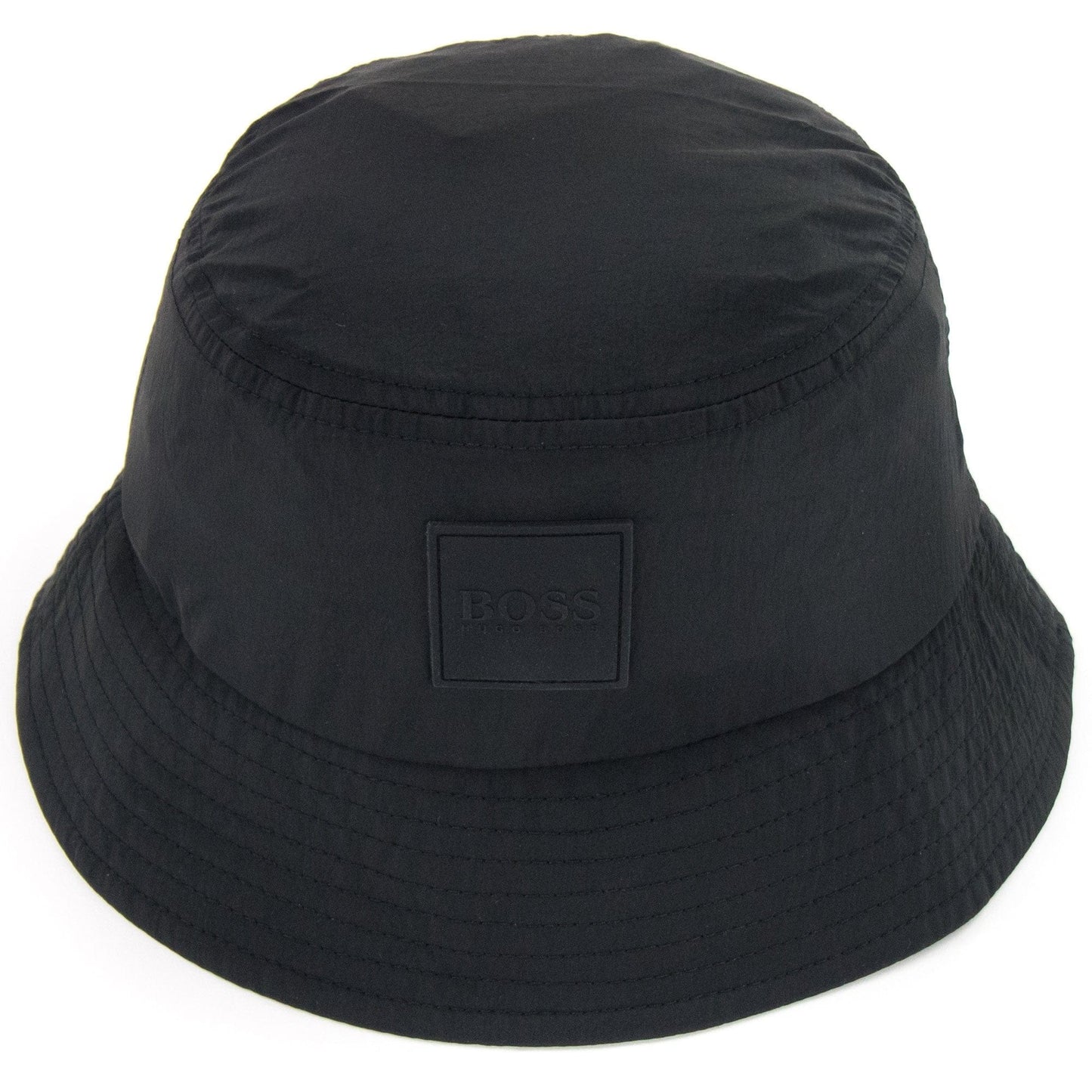 Hugo Boss Saul Logo Badge Bucket Hat Black 001