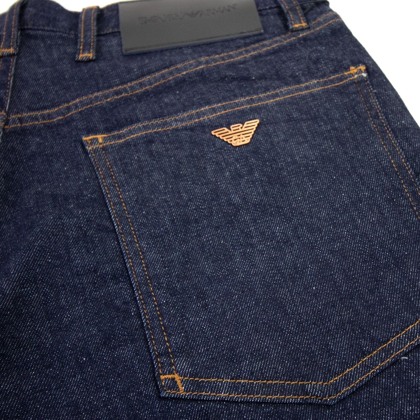 Emporio Armani Rinse Denim Bermuda Shorts Denim Blue 0941
