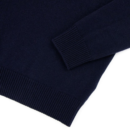 Stone Island 535a3 Lambswool Knitwear Navy V0020