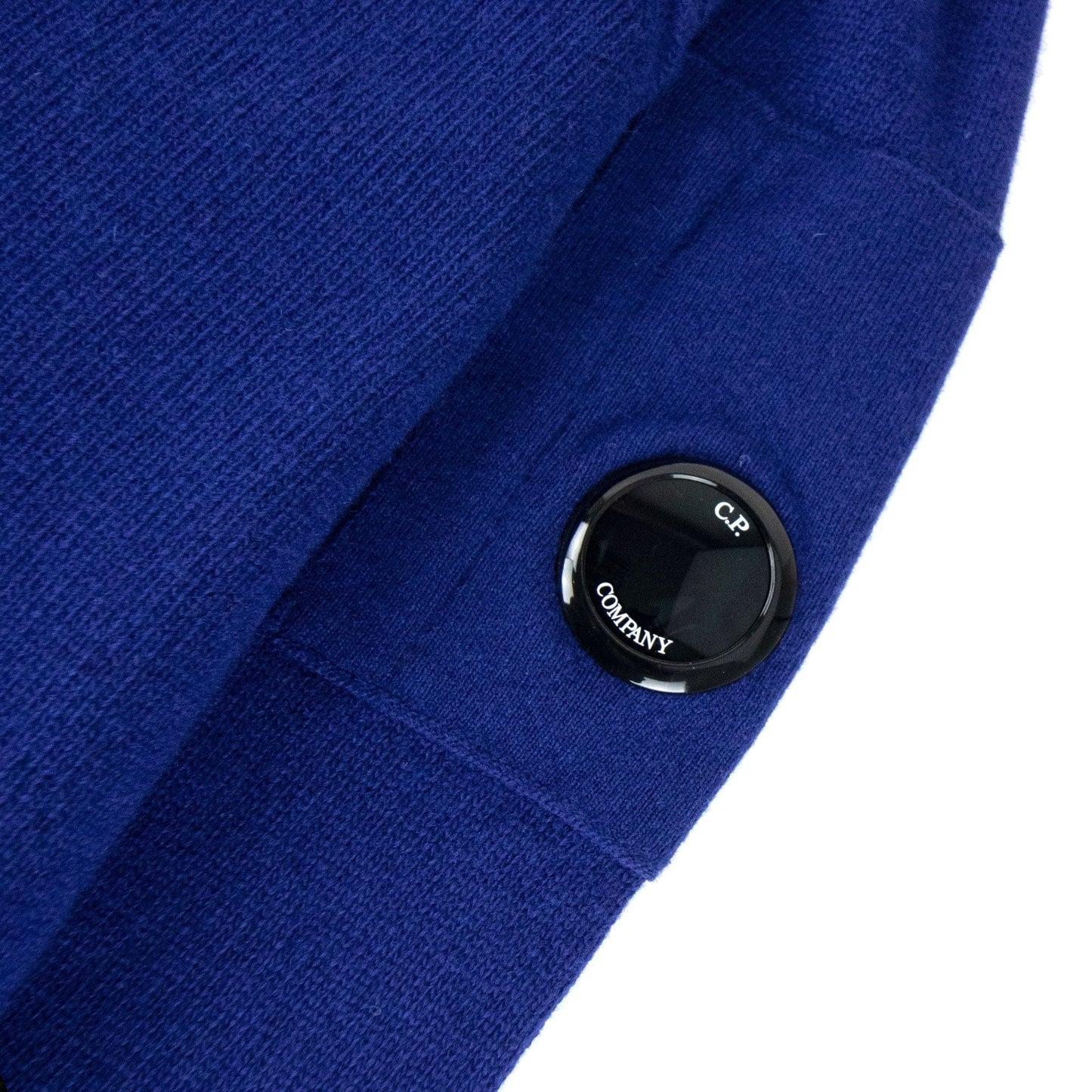 Cp Company Arm Lense Knitwear Sweatshirt Elec Blue 878
