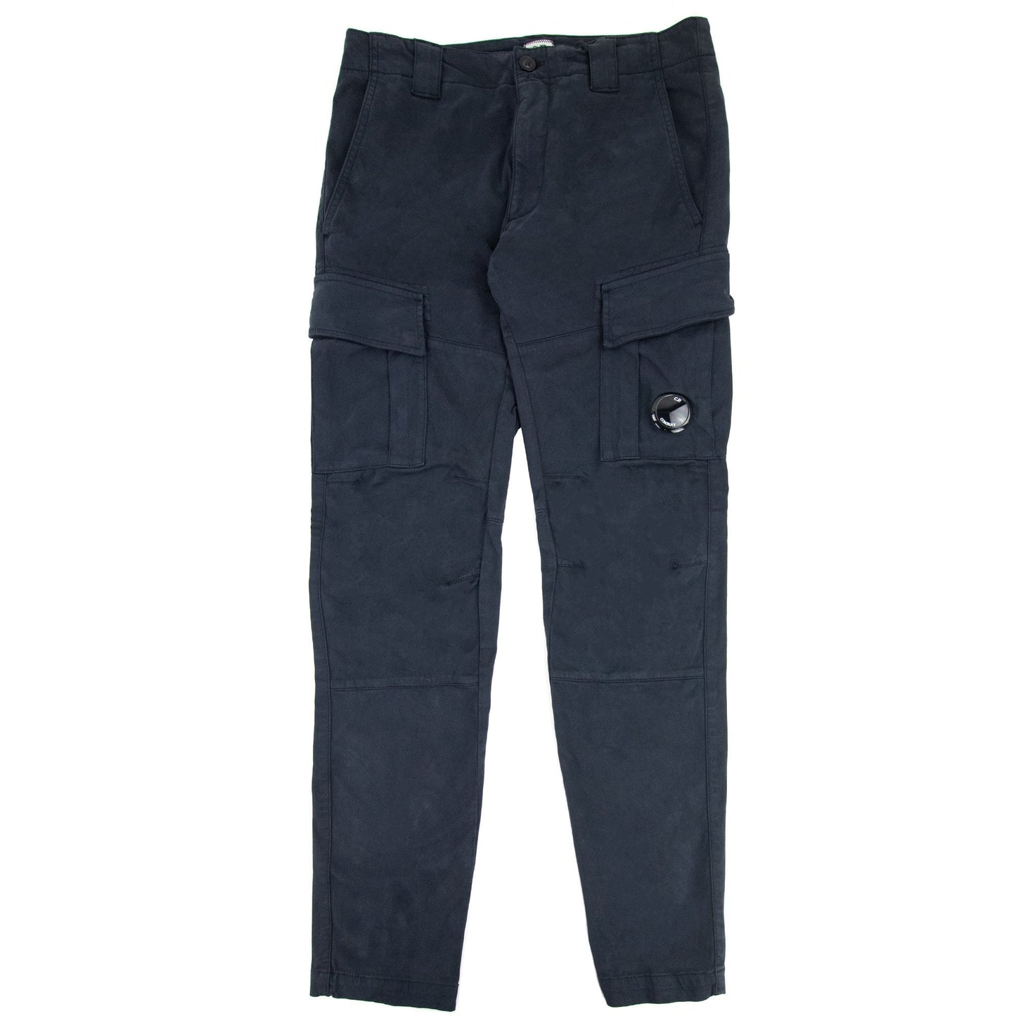 Cp Company Stretch Satin Cargo Pants Navy 888
