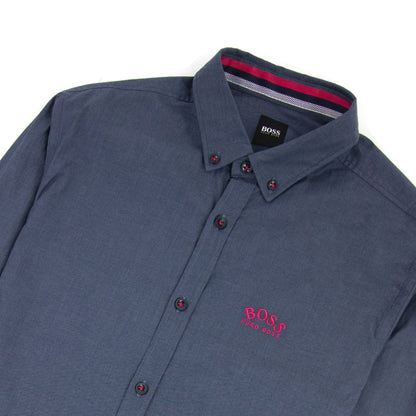 Hugo Boss Biado R Regular Fit Shirt Dark Blue