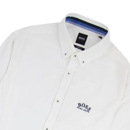 Hugo Boss Biado R Reguler Fit Shirt White 100