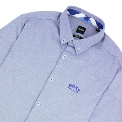 Hugo Boss Biadia R Curved Logo S/s Shirt Blue 438