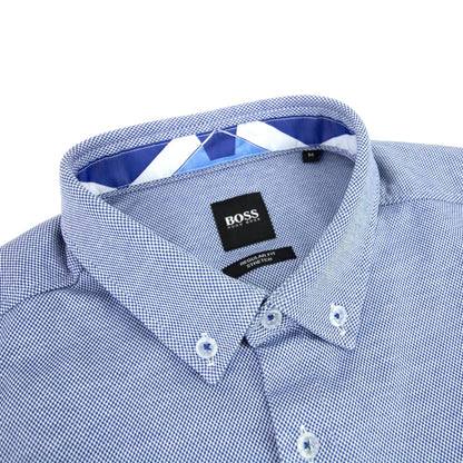 Hugo Boss Biadia R Curved Logo S/s Shirt Blue 438