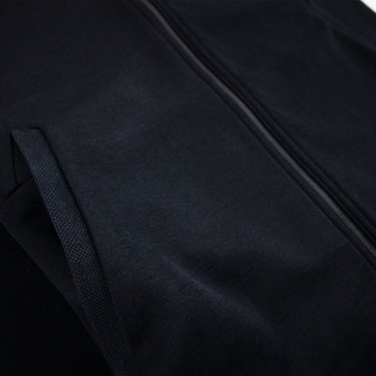 Hugo Boss Saggy Curved Logo Zip Up Sweatshirt Black 001