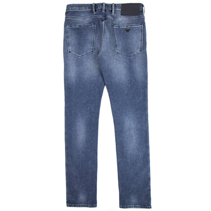 Emporio Armani J06 Five Pocket Slim Fit Jeans Denim Blue 942