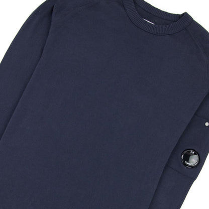 Cp Company Sea Island Medium Lens Sweater Navy 888